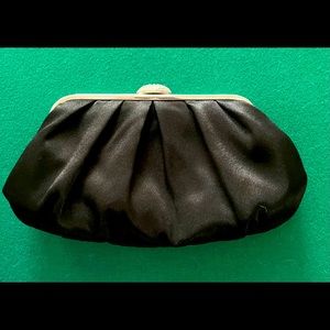 Black evening clutch
